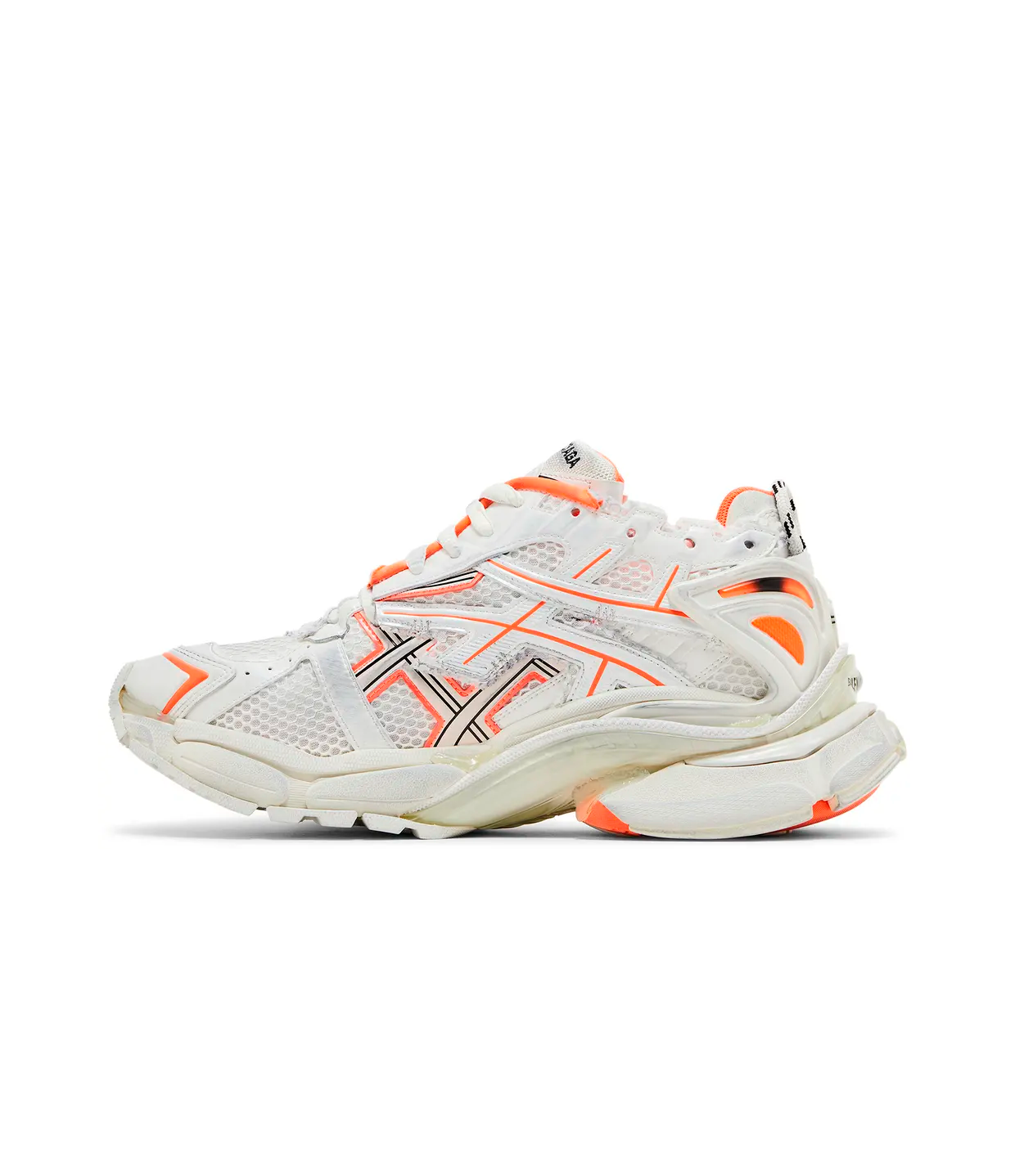 Balenciaga Runner Sneaker 'Eggshell Neon Orange'
